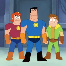 Screenshot of an episode of the show Justice League Unlimited. Cartoon Network.