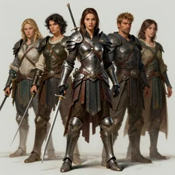 full body portrait of a beautiful female warrior by Stanley Artgerm Lau, WLOP, Rossdraws, frank frazetta, Andrei Riabovitchev, Marc Simonetti, tranding on artstation, Mystical Valkyrie, realistic, clear refined, beautifully detailed, digital art, Gravity Falls (2012), William-Adolphe Bouguereau, Walt Disney (1937), Unreal Engine, octane render, vray, 4k, super wide angle