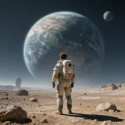 humanity in the year 3000 ad exploring exotic planet