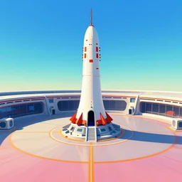 large soviet nuclear hall with open reactor. clean and simple futuristic interior. environment for 3 d game, bright and color design. colorful gradients. retrofuture detailed fantasy science fiction painting by syd mead. artstation. crisp and clean. unity engine