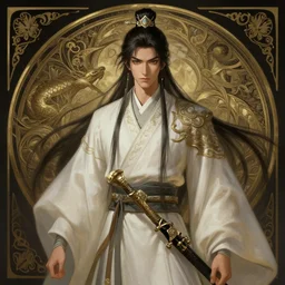xianxia hero, epic, fantasy, orientalist, intricate, elegant, highly detailed, digital painting, artstation, concept art, matte, sharp focus, illustration, art by greg rutkowski and alphonse mucha