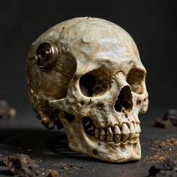 steampunk skull