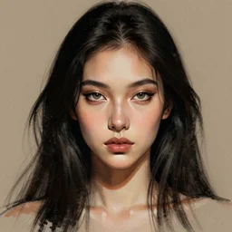 portrait of a goddess drawn by artgerm, digital artwork by karol bak and rhads