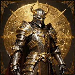a portrait of sworn hell knight, in style of Doom, in style of Midjourney, highly detailed and intricate, golden ratio, elegant, ornate, terror spikes, elite, ominous, haunting, matte painting, cinematic, cgsociety, Victo Ngai, James jean, Noah Bradley, Darius Zawadzki, Zdizslaw Beksinski, vivid and vibrant illustration