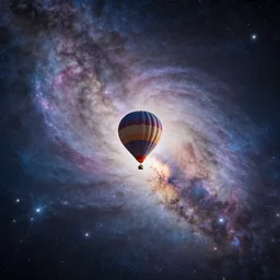balloon in the middle of huge massive vast sky universe milky way wallpaper full hd high quality high resolution detailed beautiful epic masterpiece phenomenal incredible extraordinary amazing awesome spectacular exceptional astonishing astounding stunning magnificient wonderful marvelous