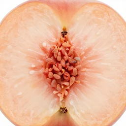 flat half peach texture from photo, fruit, detailed, realistic, food, 4 k,