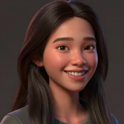 Clothed,worksafe.at CGSociety by WLOP,ilya kuvshinov,krenz cushart,Greg Rutkowski,trending on artstation.Zbrush sculpt colored,Octane render in Maya,Houdini VFX.Close-up Pixar-style young Filipino Malaysian Indonesian idol AV actress girl face,expressing joy,silky hair, deep eyes.Oil painting.Cinematic dramatic atmosphere,sharp focus,soft volumetric studio lighting.