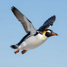 penguin flying in the sky by aydın buyuktas