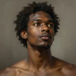 portrait of a classical mulatto hero, warrior with facial expression, dreamy and ethereal, complex, elegant, highly detailed, digital painting, art station, concept art, smooth, sharp focus, illustration, artgerm and and john singer sargent