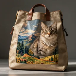 cat in bag,