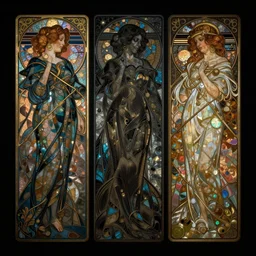 ..., full shot, photo, geometries, elegant, Fibonacci, volumetric lighting, epic composition, intricate details, dark neon punk, by denis villeneuve , Greg Rutkowski and Alphonse Mucha