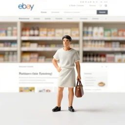 Images on the store website, eBay, Miniature of a citizen