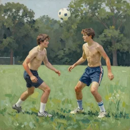 The game by Fairfield Porter