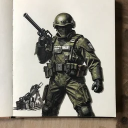 nuke war matte panting