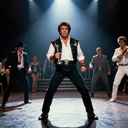a wide still of tony montana, scarface movie, pinterest contest winner, dynamic lighting, 1 9 8 0's,