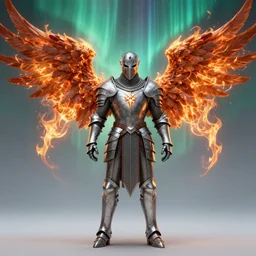 fantasy character portrait, chainmail armor male warlock with burning angel wings, ultra realistic, wide angle, intricate details, aurora artifacts, highly detailed by peter mohrbacher, hajime sorayama, wayne barlowe, boris vallejo, aaron horkey, gaston bussiere, craig mullins