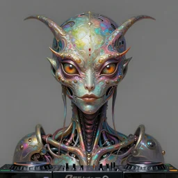 cybernetic dj mf doom reptile eyes, metal colorful skin. intricate, elegant, highly detailed, centered, digital painting, artstation, concept art, smooth, sharp focus, illustration, artgerm, tomasz alen kopera, peter mohrbacher, donato giancola, joseph christian leyendecker, wlop, frank frazetta