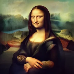 mona lisa illustrated by avery milton