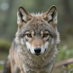 very beautiful portrait of an extremely cute and adorable little wolf, smooth, perfect face, fantasy, character design by mark ryden and pixar and hayao miyazaki, sharp focus, concept art, intricate detail, cinematic lighting, hyperrealistic, 5 0 mm, diorama macro photography, 8 k, nature background