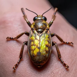 airbrush macro insect | viscera * as god * |, carapace rust crapped rugated | foveated | armor, chris foss, enric torres, alberto bontempi, feng zu hyper realism, narrative light, puce lime colors, epic, hyper detailed, awe inspiring, award winning horror, torch lighting, hyper realism, cinematical