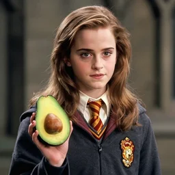 emma watson as avocado in harry potter