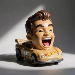 screaming chuck doll hot wheels car