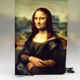 A portrait of seal, by Leonardo Da Vinci in the style of The Mona Lisa