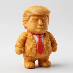 chicken nuggets in the shape of donald trump