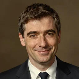 a very detailed portrait of rowan atkinson smiling, art by rembrandt