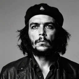 Portrait of Larry Bird, Larry Bird as Che Guevara, Guerilla Heroica, Black and White, Photograph by Alberto Korda, inspiring, dignifying, national archives