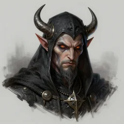 evil necromancer, d & d, fantasy, portrait, highly detailed, headshot, digital painting, trending on artstation, concept art, sharp focus, illustration, art by artgerm and greg rutkowski and magali villeneuve