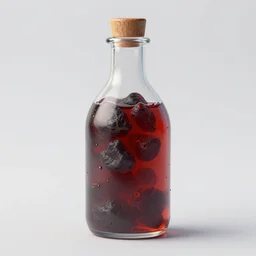 a bottle of lava, realistic 3 d image trending on artstation