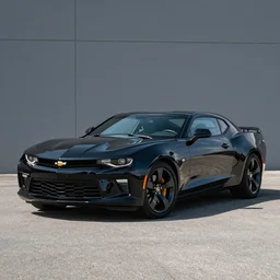 Black Chevrolet Camaro LT, Ashpalt 9, Professional Photography, Promotional Photo, 4K