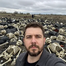 the last selfie ever taken skeletons lots of bodies world war 3
