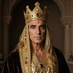 A Moroccan wizard, portrait, by Mario Testino