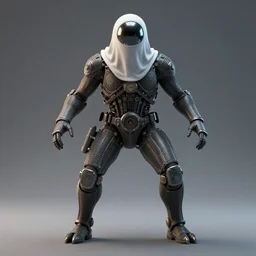 Space Ghost Designed By Moebius Yasushi Nirasawa and HR Giger, full body action pose, hyperrealistic, octane render, HDR, volumetric lighting,