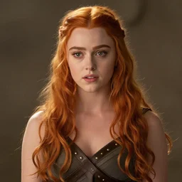 Sadie Sink as Xena, tv still from Xena: Warrior Princess