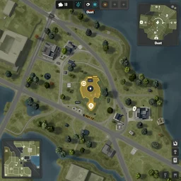 dust 2 cs : go map design, minimap picture,