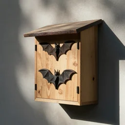 a bat box designed by Le Corbusier