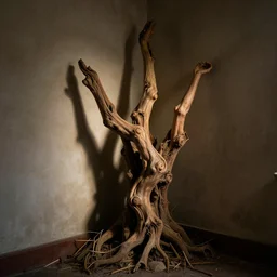 a clump of arms in a corner