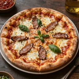 pizza, 4k, high definition, realistic, cinematic, centered