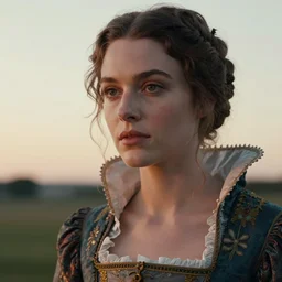 professional photography closeup portrait of a beautiful english renaissance female, in soft dreamy light at sunset, hasselblad, nikon, hyperreal, artstation, by edward robert hughes, anniev leibovitz and steve mccurry, david lazar, jimmy nelsson