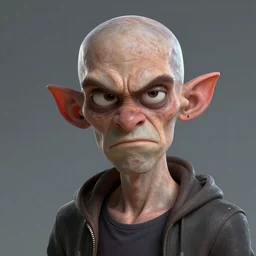 A Pissed Right Off Genetically Engineered Nerd, sci-fi, highly detailed, digital painting, artstation, concept art, smooth, sharp focus ilustration, Artstation HQ