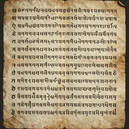 ancient siddham script detailing the creation and expansion of the universe, trending on artstation, octane render, photo realistic