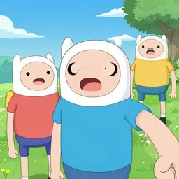Selfie from Adventure Time