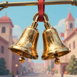 city of bells, details sharp focus illustration by oliver beck trending on artstation