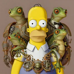 homer simpson reptile eyes, bioshock big daddy, intricate, elegant, highly detailed, centered, digital painting, artstation, concept art, smooth, sharp focus, illustration, artgerm, tomasz alen kopera, peter mohrbacher, donato giancola, joseph christian leyendecker, wlop, frank frazetta