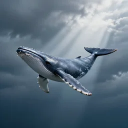 a flying whale