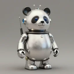 ( ( ( ( ( 1 9 5 0 s retro future robot android aluminum panda snowman. muted colors. ) ) ) ) ) by jean - baptiste monge!!!!!!!!!!!!!!!!!!!!!!!!!!!!!!