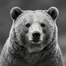 stereoscopic 3 d image of a bear, magic eye